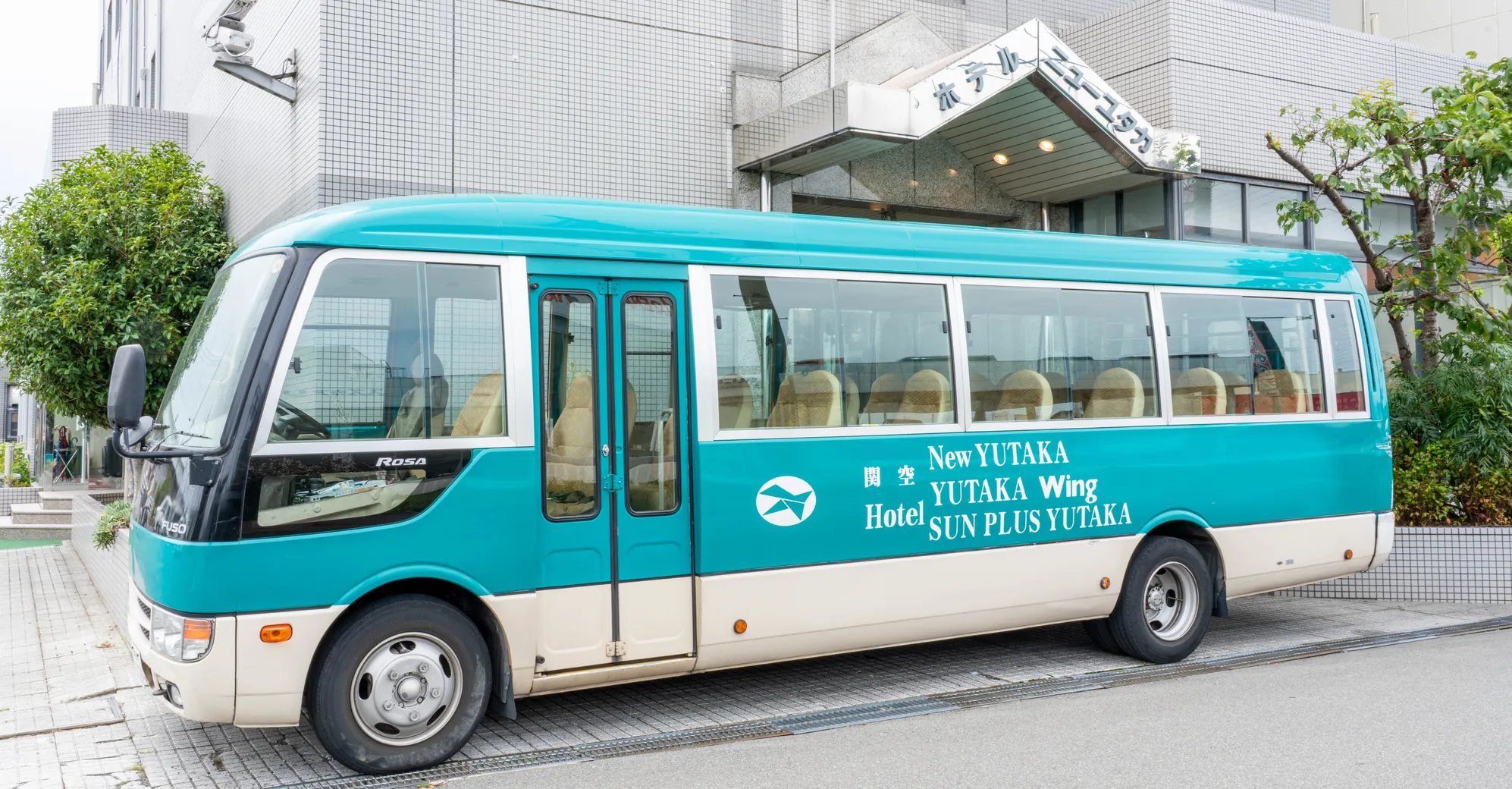 ホテルユタカの送迎バス